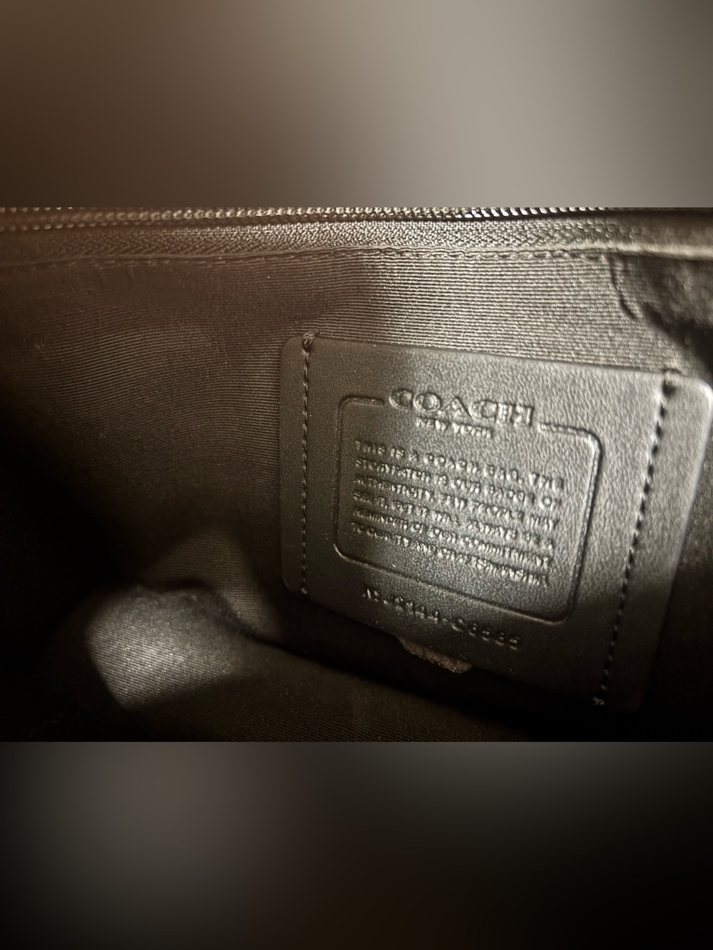 Coach Black & Brown Signature Canvas Flap Crossbody - Picture 8 of 12